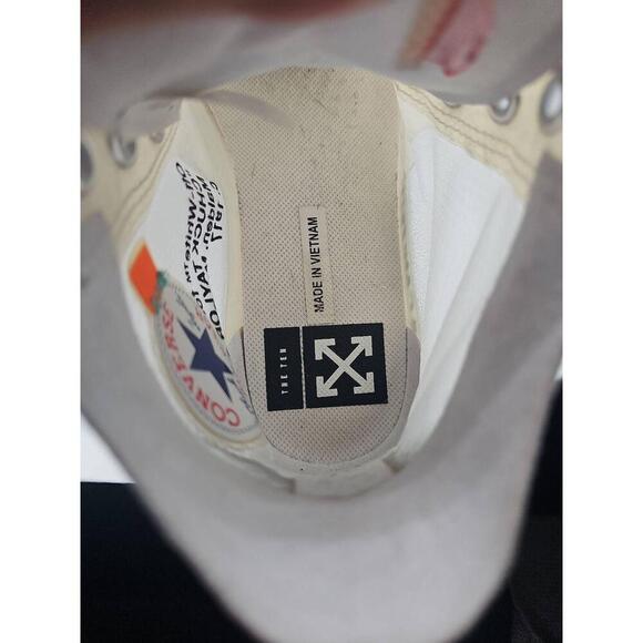 X Converse Chuck 70
"Vulcanized" High-Top Sneakers In White/Clear - Picture 6 of 10